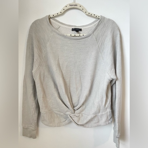 J. Crew Sweaters - J. Crew, Women, Front Knot Sweatshirt, Size S/M